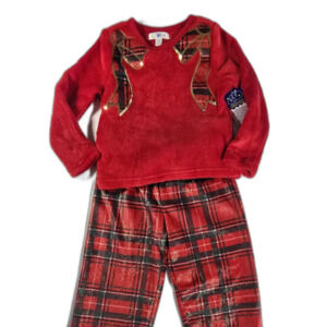 Btween Kids Red Pajamas Christmas Pajamas Soft 2T